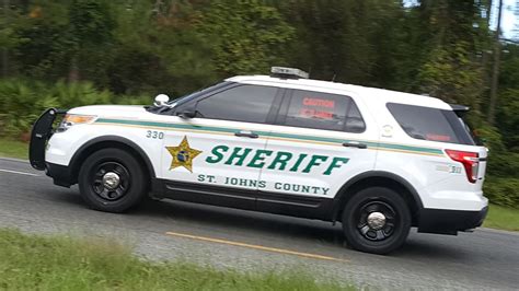 Johns County Sheriffs office as a reserve deputy. . St johns county police activity